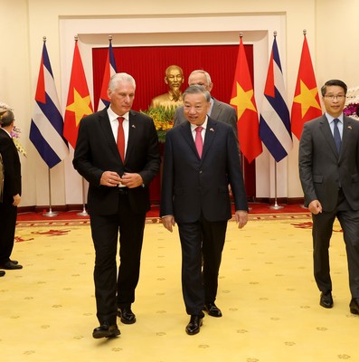 Presidente Díaz-Canel en Vietnam