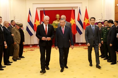 Presidente Díaz-Canel en Vietnam 43