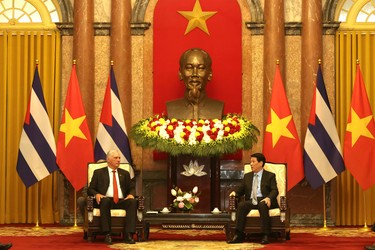 Presidente Díaz-Canel en Vietnam 53