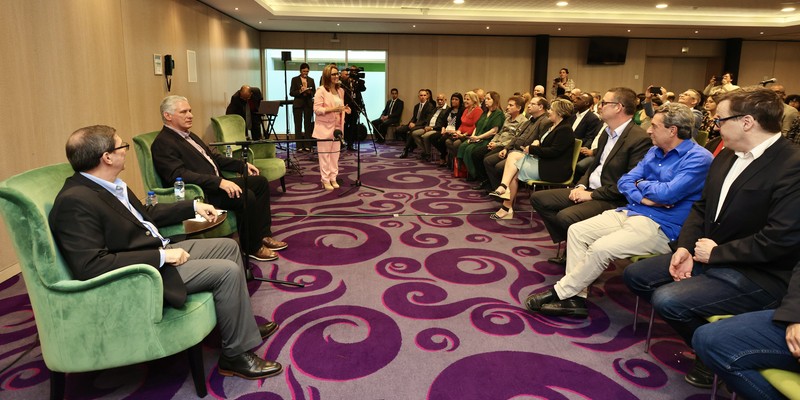 Díaz-Canel en Bruselas para participar en la III Cumbre CELAC-UE