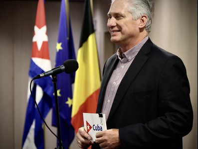 Díaz-Canel en Bruselas para participar en la III Cumbre CELAC-UE