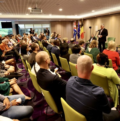 Díaz-Canel en Bruselas para participar en la III Cumbre CELAC-UE