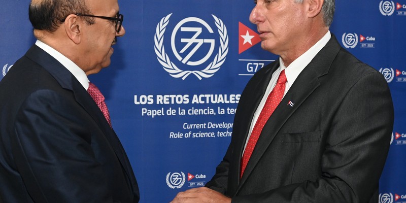 Encuentro de Díaz-Canel con jefes de estado y de delegaciones