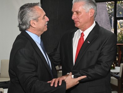 Encuentro de Díaz-Canel con jefes de estado y de delegaciones