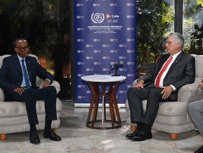 Encuentro de Díaz-Canel con jefes de estado y de delegaciones