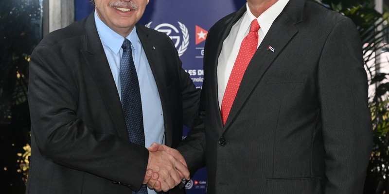 Encuentro de Díaz-Canel con jefes de estado y de delegaciones