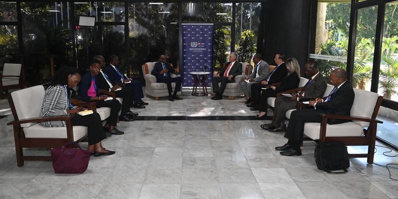 Encuentro de Díaz-Canel con jefes de estado y de delegaciones