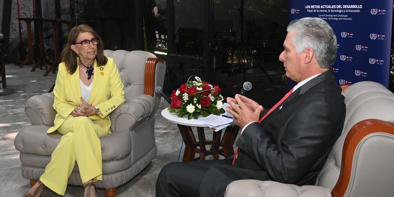 Encuentro de Díaz-Canel con jefes de estado y de delegaciones