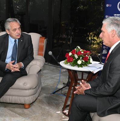 Encuentro de Díaz-Canel con jefes de estado y de delegaciones