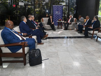 Encuentro de Díaz-Canel con jefes de estado y de delegaciones