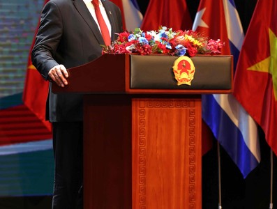 Presidente Díaz-Canel en Vietnam