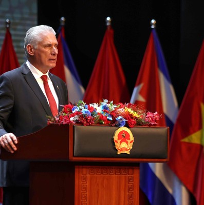 Presidente Díaz-Canel en Vietnam