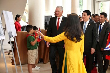 Presidente Díaz-Canel en Vietnam 54