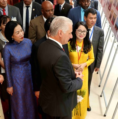 Presidente Díaz-Canel en Vietnam