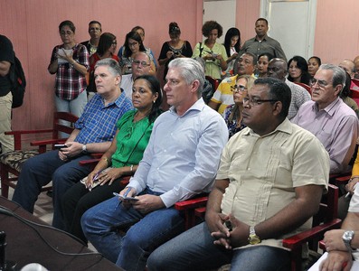 Visita del Consejo de Ministros encabezada por Díaz-Canel a Guantánamo