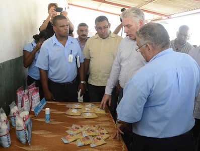 Visita del Consejo de Ministros encabezada por Díaz-Canel a Guantánamo