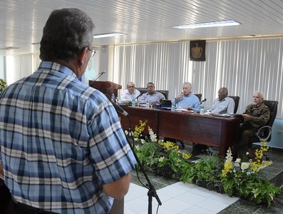 Visita del Consejo de Ministros encabezada por Díaz-Canel a Guantánamo