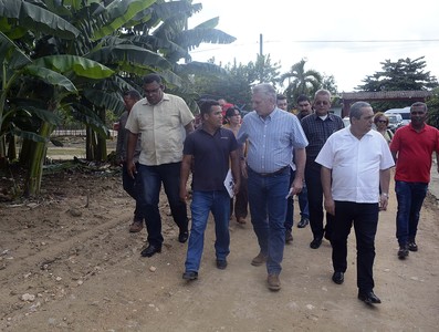 Visita del Consejo de Ministros encabezada por Díaz-Canel a Guantánamo