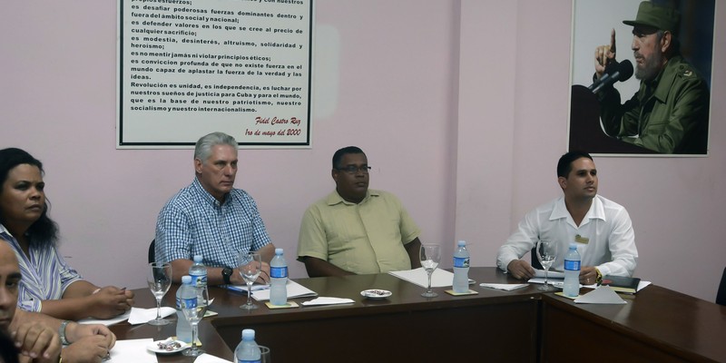 Visita del Consejo de Ministros encabezada por Díaz-Canel a Guantánamo