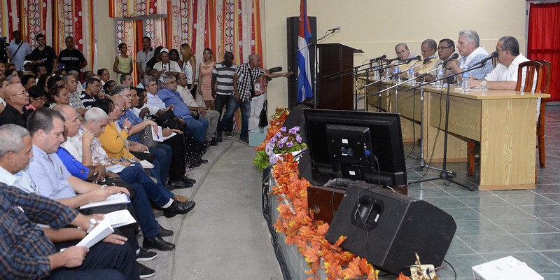 Visita del Consejo de Ministros encabezada por Díaz-Canel a Guantánamo