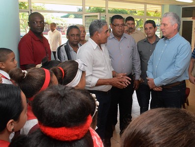Visita del Consejo de Ministros encabezada por Díaz-Canel a Guantánamo