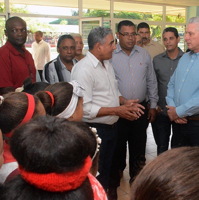 Visita del Consejo de Ministros encabezada por Díaz-Canel a Guantánamo