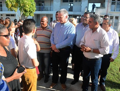 Visita del Consejo de Ministros encabezada por Díaz-Canel a Guantánamo