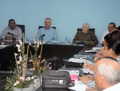 Visita del Consejo de Ministros encabezada por Díaz-Canel a Guantánamo