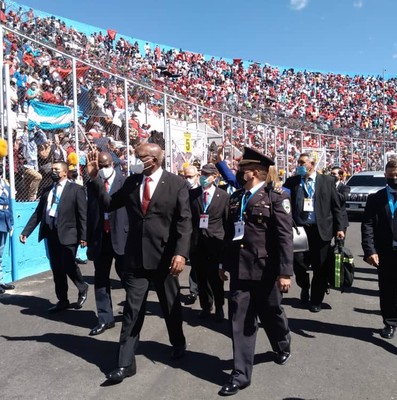 Ceremonia de traspaso presidencial a Xiomara Castro de Zelaya.