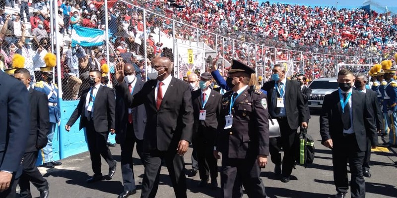Ceremonia de traspaso presidencial a Xiomara Castro de Zelaya.