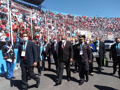 Ceremonia de traspaso presidencial a Xiomara Castro de Zelaya.