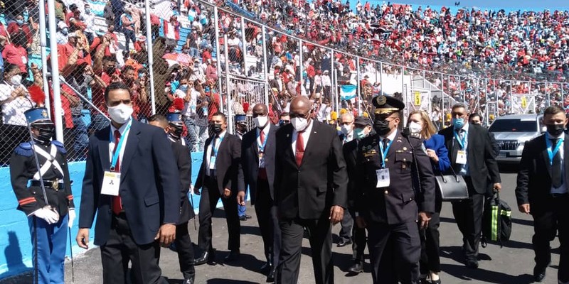 Ceremonia de traspaso presidencial a Xiomara Castro de Zelaya.