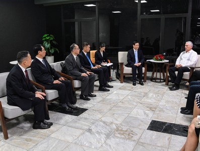 Recibió Díaz-Canel a Fiscal General de la República Popular China