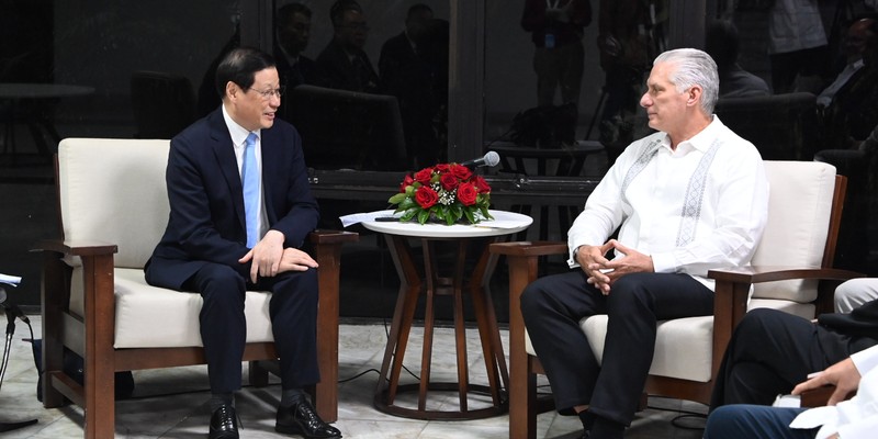 Recibió Díaz-Canel a Fiscal General de la República Popular China