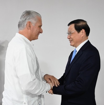 Recibió Díaz-Canel a Fiscal General de la República Popular China