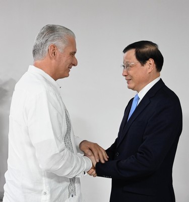 Recibió Díaz-Canel a Fiscal General de la República Popular China 4