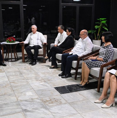 Recibió Díaz-Canel a Fiscal General de la República Popular China