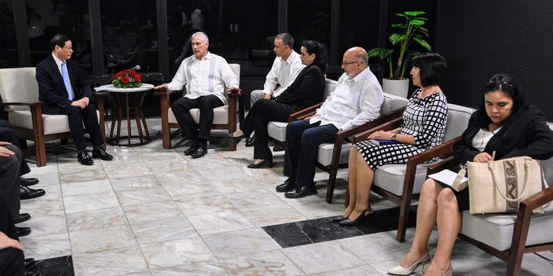 Recibió Díaz-Canel a Fiscal General de la República Popular China