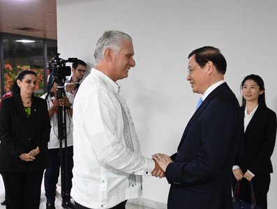 Recibió Díaz-Canel a Fiscal General de la República Popular China