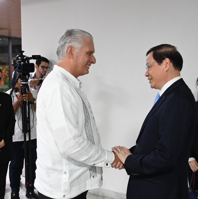 Recibió Díaz-Canel a Fiscal General de la República Popular China