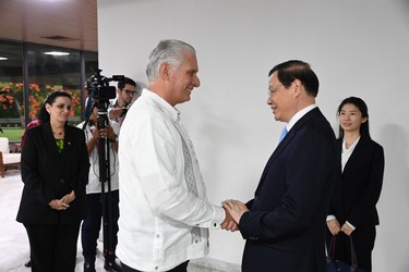 Recibió Díaz-Canel a Fiscal General de la República Popular China 6