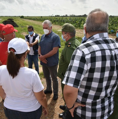Recorrido por Pinar del Río tras paso del Huracán Ida