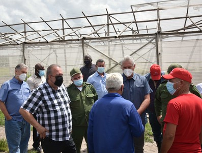 Recorrido por Pinar del Río tras paso del Huracán Ida