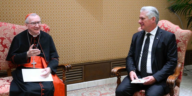 Díaz-Canel y el Papa Francisco sostuvieron un grato encuentro