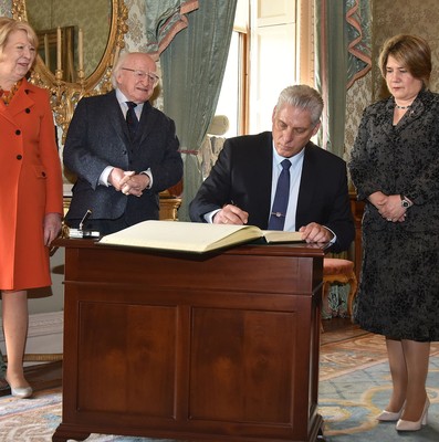 Visita Díaz-Canel a Irlanda