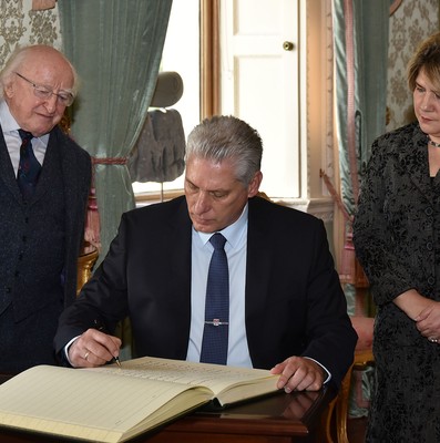 Visita Díaz-Canel a Irlanda