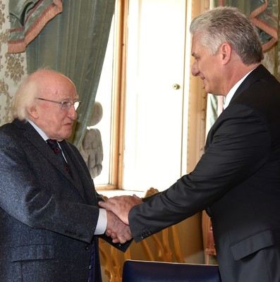 Visita Díaz-Canel a Irlanda