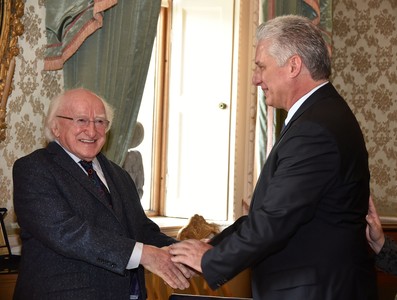 Visita Díaz-Canel a Irlanda