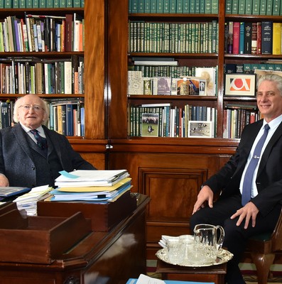 Visita Díaz-Canel a Irlanda