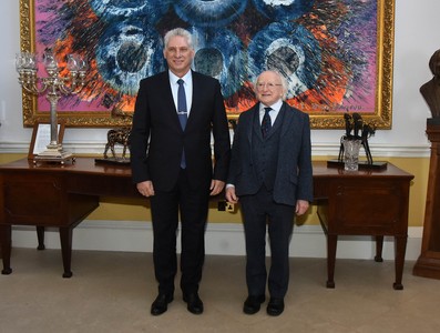 Visita Díaz-Canel a Irlanda